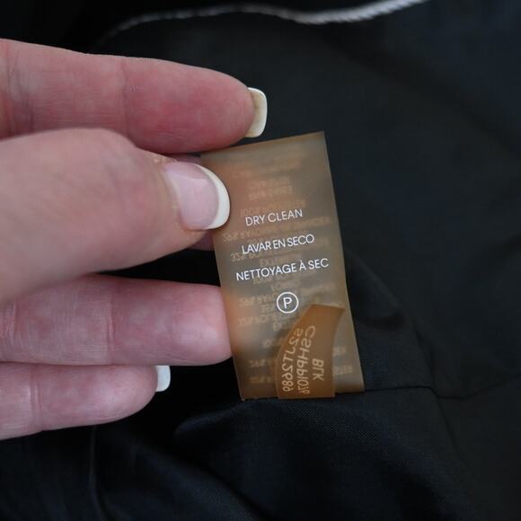 Calvin Klein Women's 12 Black 2 Button Front Lined Blazer - Picture 9 of 9